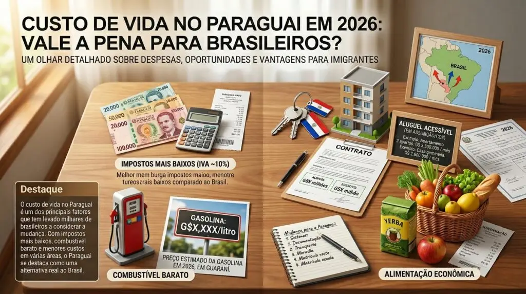 custo de vida no Paraguai