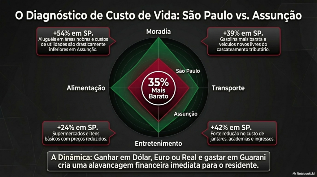 custo de vida paraguai