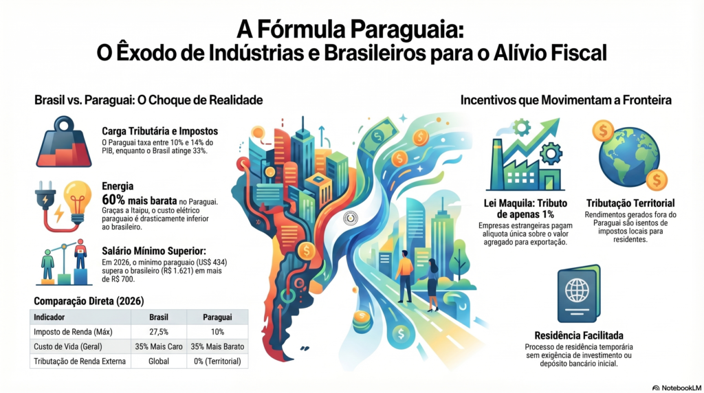 vantagens de investir no Paraguai