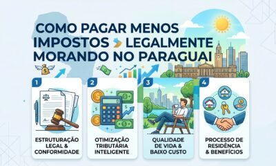 como pagar menos impostos morando no Paraguai