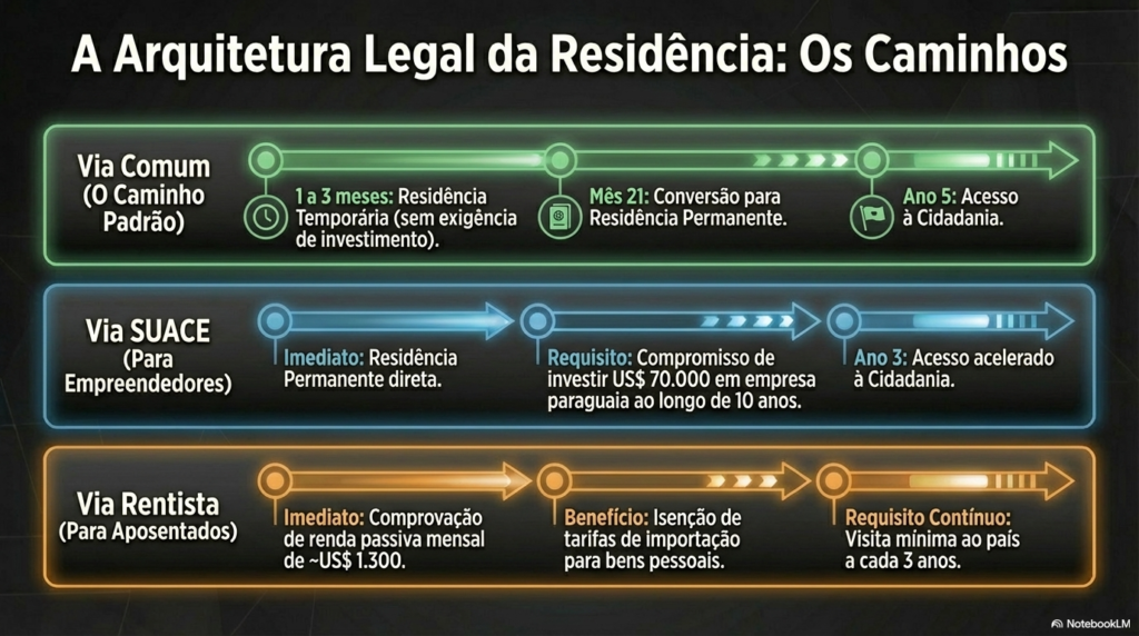 residencia no paraguai